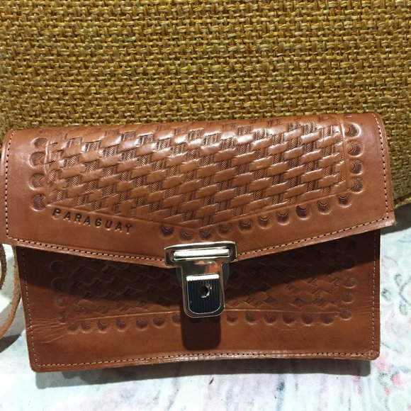 VINTAGE SADDLE LEATHER CLUTCH PURSES - Picture 7 of 11